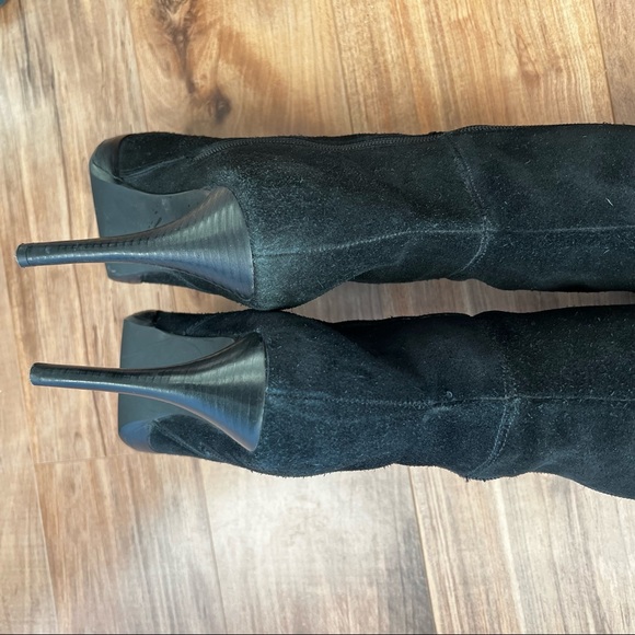 BAKERS “ELIJAH” OVER THE KNEE BLACK LEATHER BOOTS SIZE 9M - Picture 8 of 12